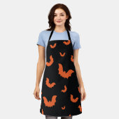Halloween-Muster Schürze (Getragen)