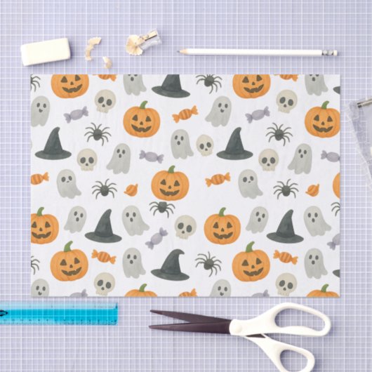 Halloween-Muster Seidenpapier (Handwerk)