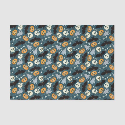 Halloween-Muster Seidenpapier (Vorderseite)