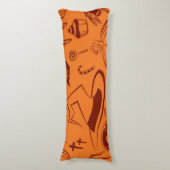 Halloween-Muster Seitenschläferkissen (Vorderseite Vertikal)