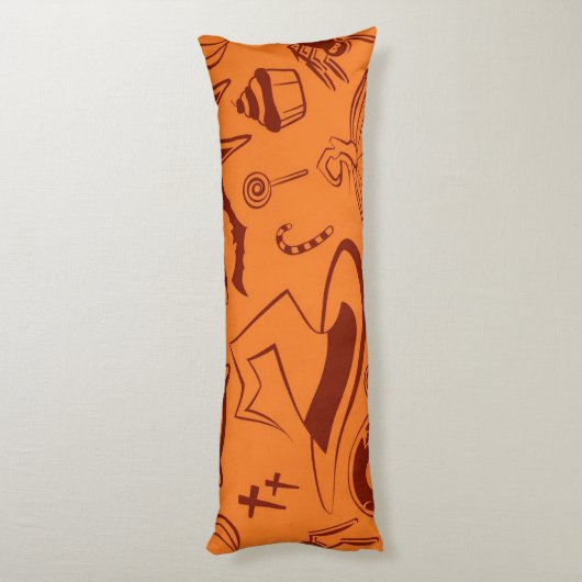 Halloween-Muster Seitenschläferkissen (Rückseite (Vertikal))