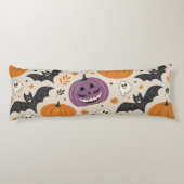 Halloween-Muster Seitenschläferkissen (Rückseite)