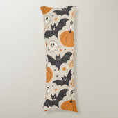 Halloween-Muster Seitenschläferkissen (Vorderseite Vertikal)