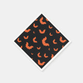 Halloween-Muster Serviette (Ecke)