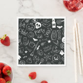 Halloween-Muster Serviette (Beispiel)