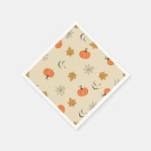Halloween-Muster Serviette (Ecke)