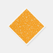Halloween-Muster Serviette (Ecke)