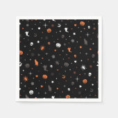 Halloween-Muster Serviette (Vorderseite)