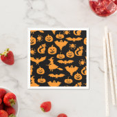 Halloween-Muster Serviette (Beispiel)