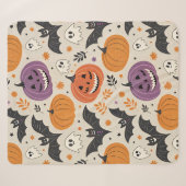 Halloween-Muster Sherpadecke (Vorderseite (Horizontal))