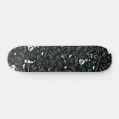 Halloween-Muster Skateboard (Horizontal)