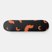Halloween-Muster Skateboard (Horizontal)