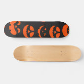 Halloween-Muster Skateboard (Horizontal)