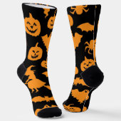 Halloween-Muster Socken (Gewinkelt)