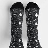 Halloween-Muster Socken (Oben)