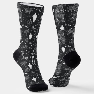 Halloween-Muster Socken
