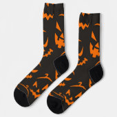Halloween-Muster Socken (Linkes Detail)