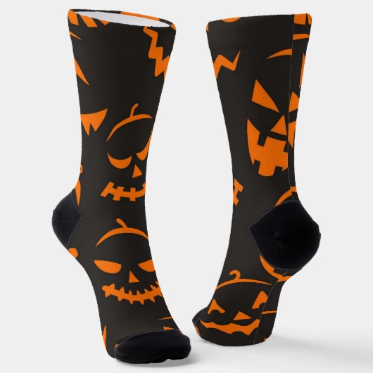 Halloween-Muster Socken (Gewinkelt)