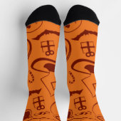 Halloween-Muster Socken (Oben)