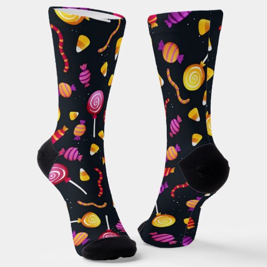 Halloween-Muster Socken (Gewinkelt)