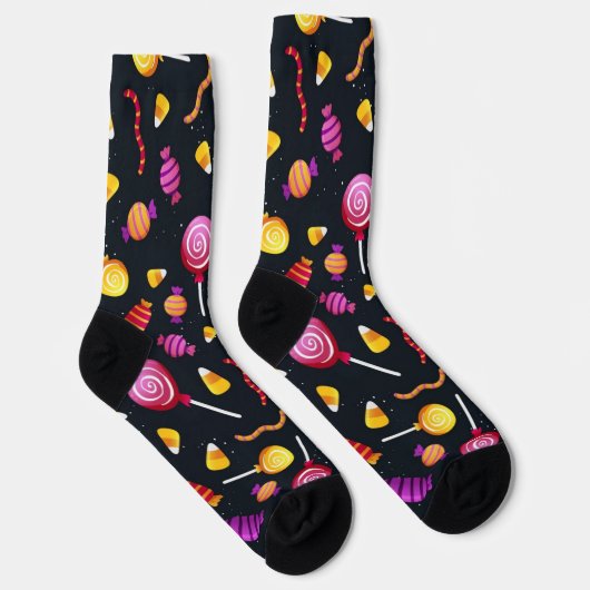 Halloween-Muster Socken (Rechts)
