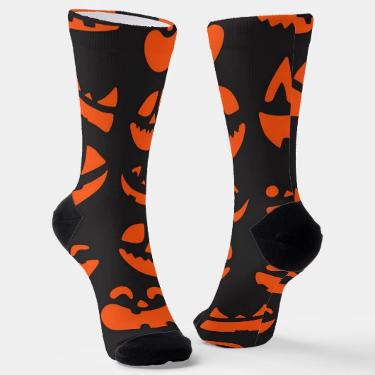Halloween-Muster Socken (Gewinkelt)
