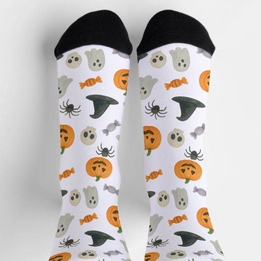 Halloween-Muster Socken (Oben)