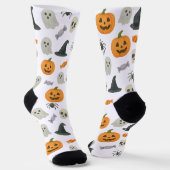 Halloween-Muster Socken (Gewinkelt)