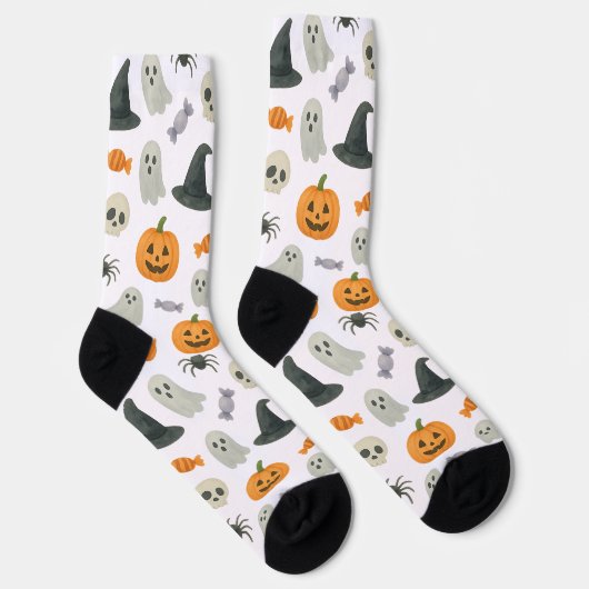 Halloween-Muster Socken (Rechts)