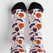 Halloween-Muster Socken (Oben)