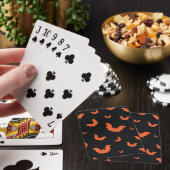 Halloween-Muster Spielkarten (In Situ)