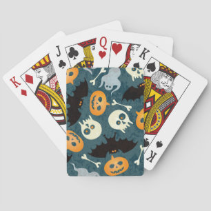 Halloween-Muster Spielkarten