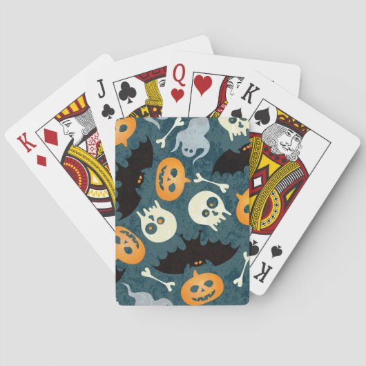 Halloween-Muster Spielkarten (Rückseite)