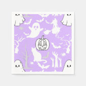 Halloween-Muster. Spooky und niedlich.b Serviette (Vorderseite)