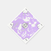 Halloween-Muster. Spooky und niedlich.b Serviette (Ecke)