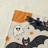 Halloween-Muster Strandtuch (Beispiel)
