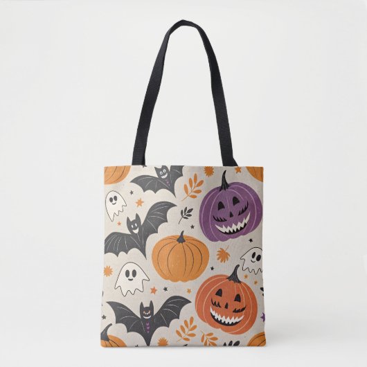 Halloween-Muster Tasche (Vorderseite)
