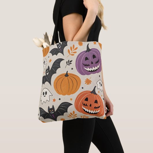 Halloween-Muster Tasche (Von Nahem)