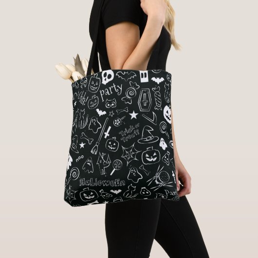 Halloween-Muster Tasche (Von Nahem)