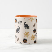 Halloween-Muster Tasse (Zentrum)