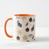 Halloween-Muster Tasse (Links)