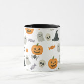 Halloween-Muster Tasse (Zentrum)
