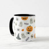 Halloween-Muster Tasse (Vorderseite Links)