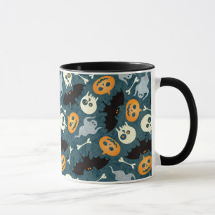 Halloween-Muster Tasse