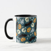 Halloween-Muster Tasse (Links)