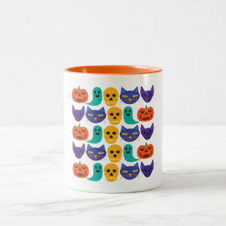 Halloween-Muster-Tasse Zweifarbige Tasse