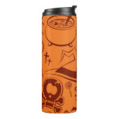 Halloween-Muster Thermosbecher (Nach links gedreht)
