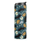 Halloween-Muster Thermosbecher (Nach links gedreht)