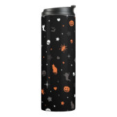 Halloween-Muster Thermosbecher (Nach links gedreht)