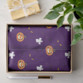 Halloween-Muster und Nachricht Seidenpapier (Geschenk)